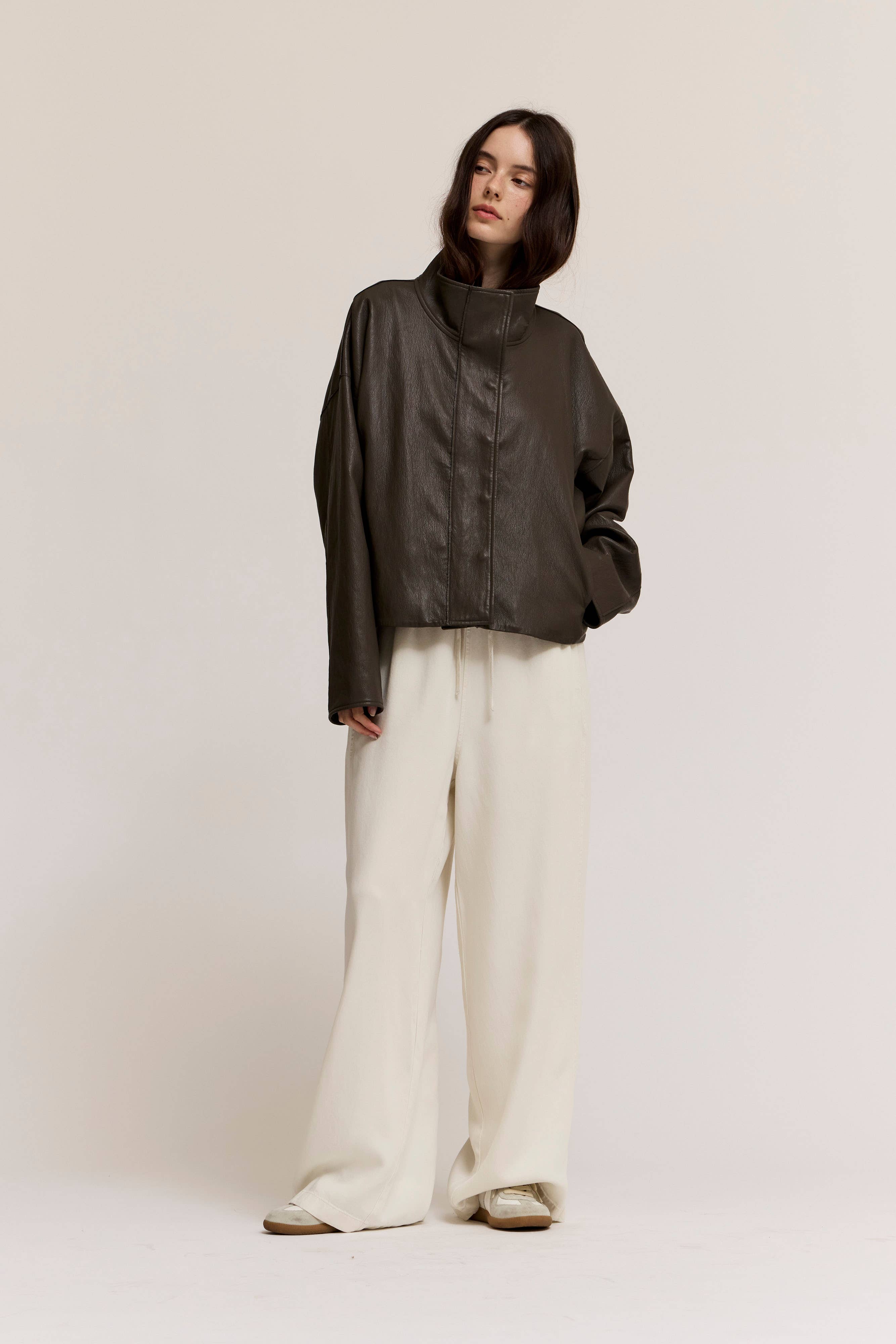 Camden Vegan Leather Jacket