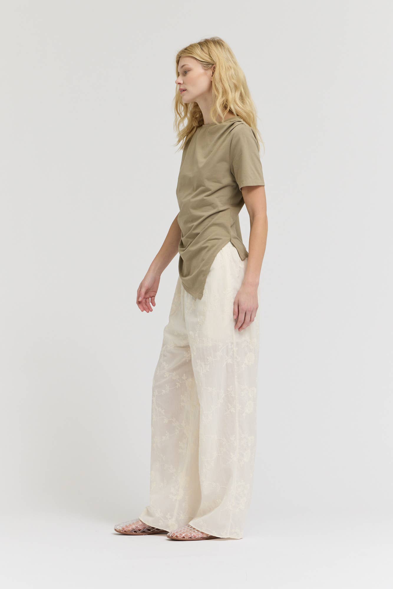 Asymmetric Jersey Tee