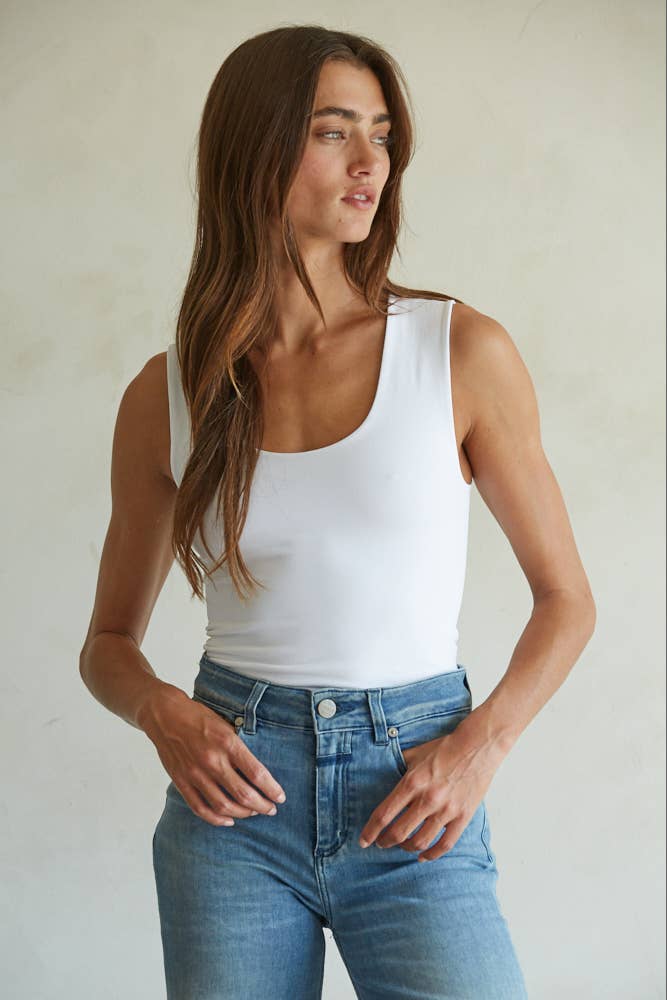 KELLY  TANK | DOUBLE LAYERED SEAMLESS TOP