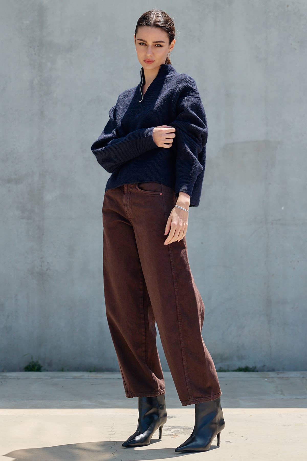 Everette Quarter Zip Sweater