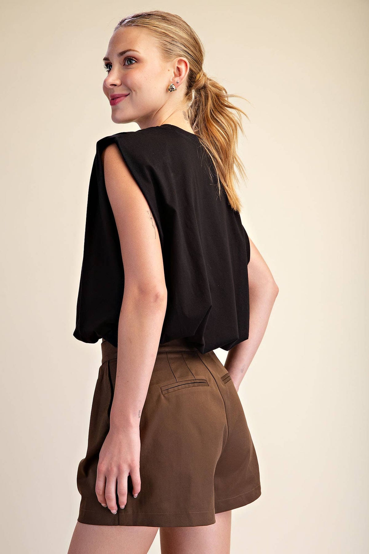 Sutton Shoulder Pad Top