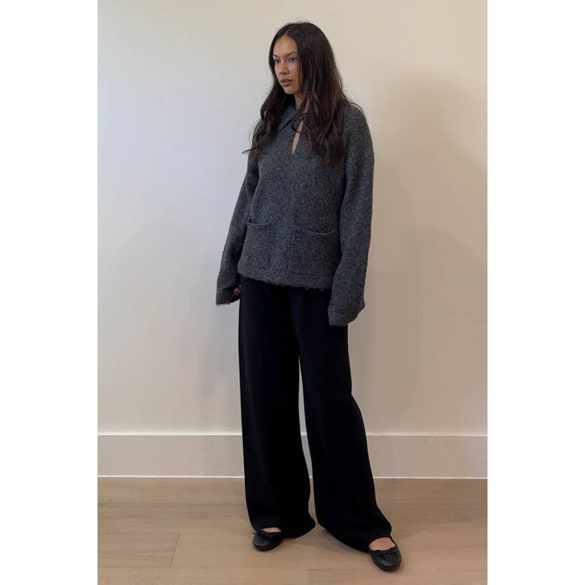 Clem Oversized Collar Sweater