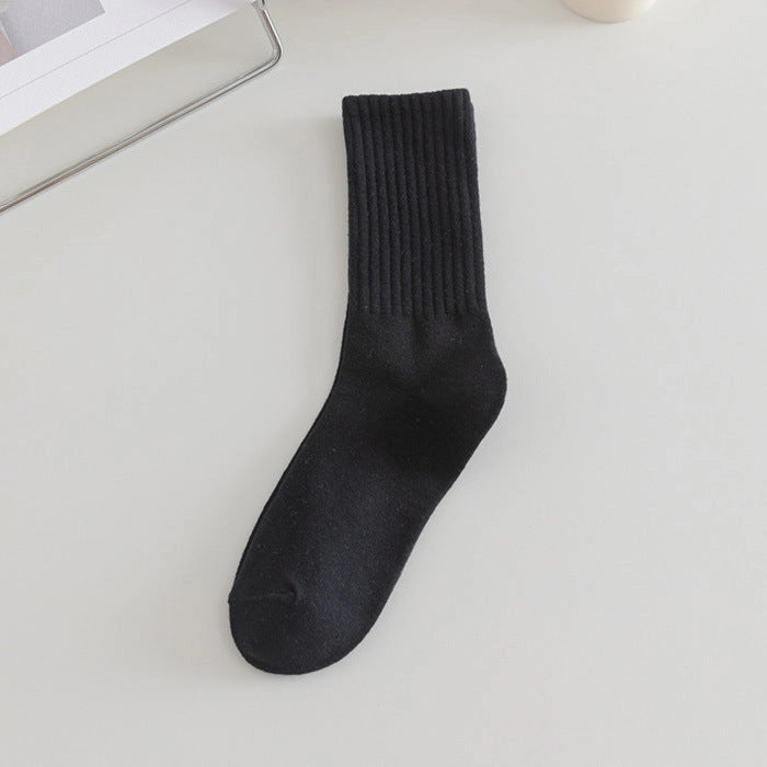 DG Ribbed Socks in Black image 1