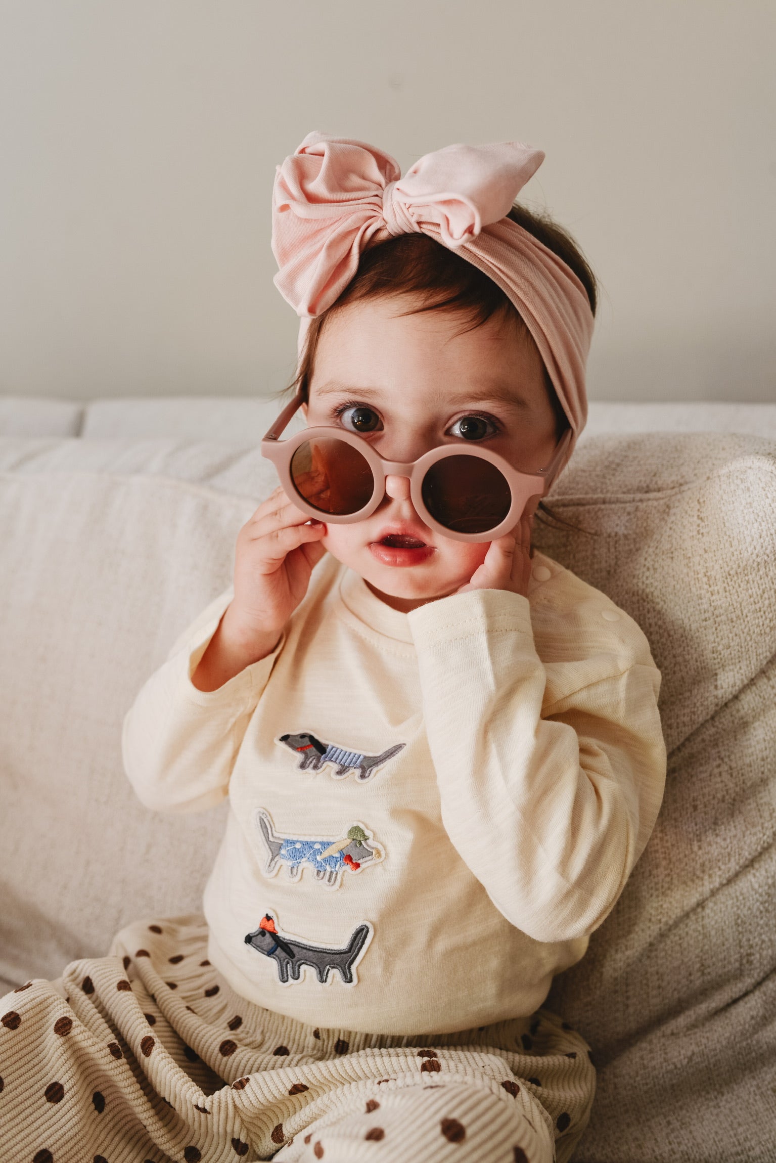 Mini Dutch | Embroidered Woof Woof Shirt