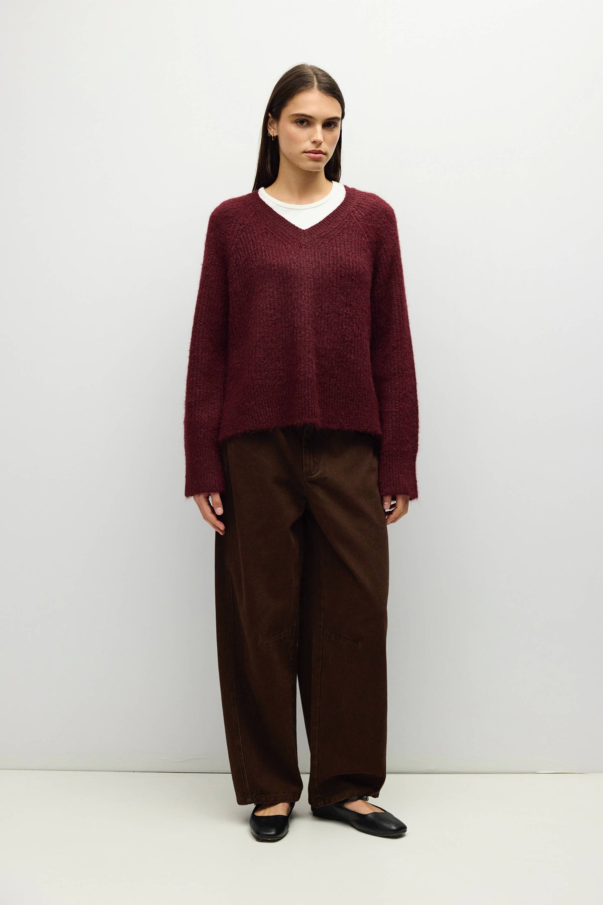 The Olivia Sweater | V Neck Sweater