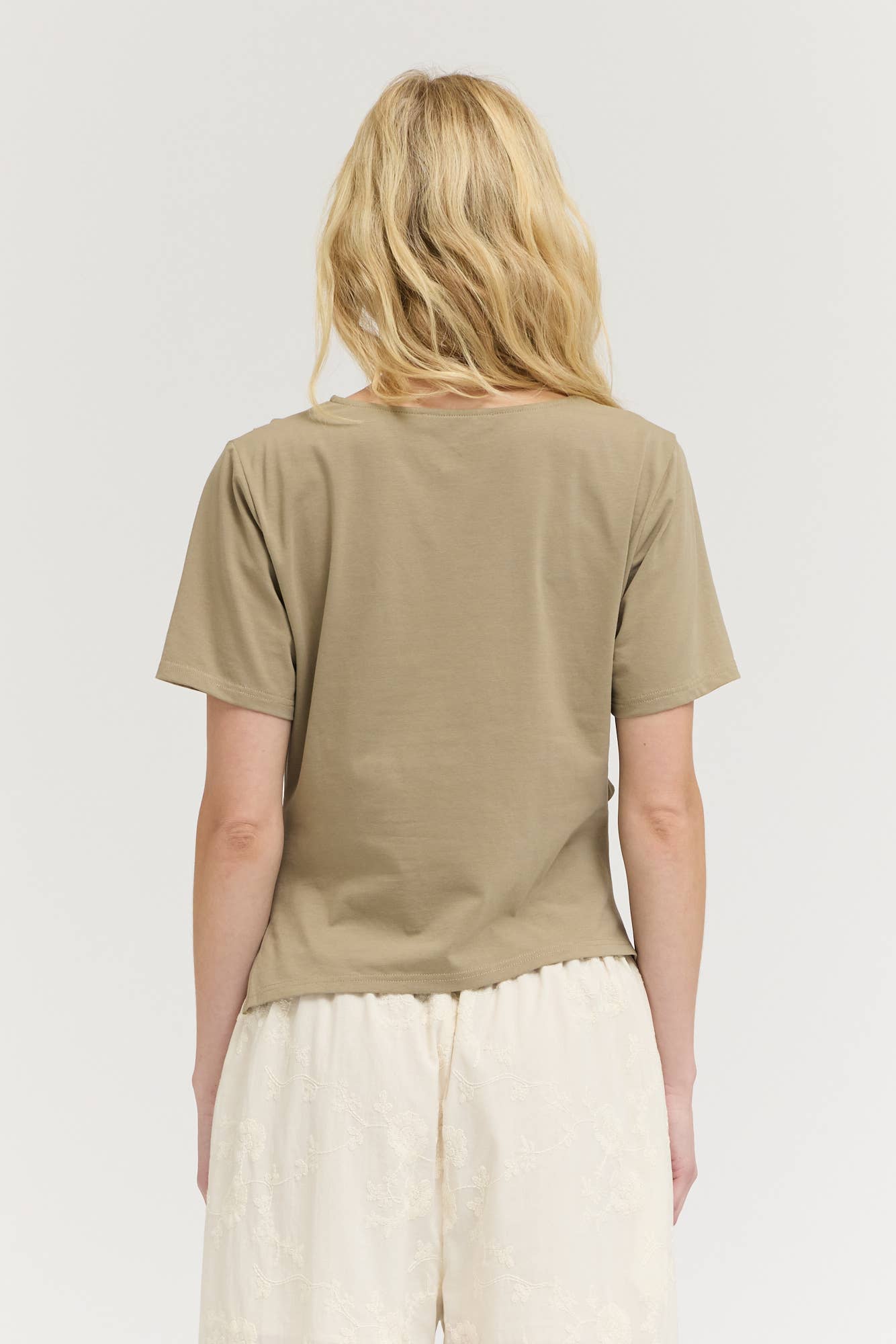 Asymmetric Jersey Tee
