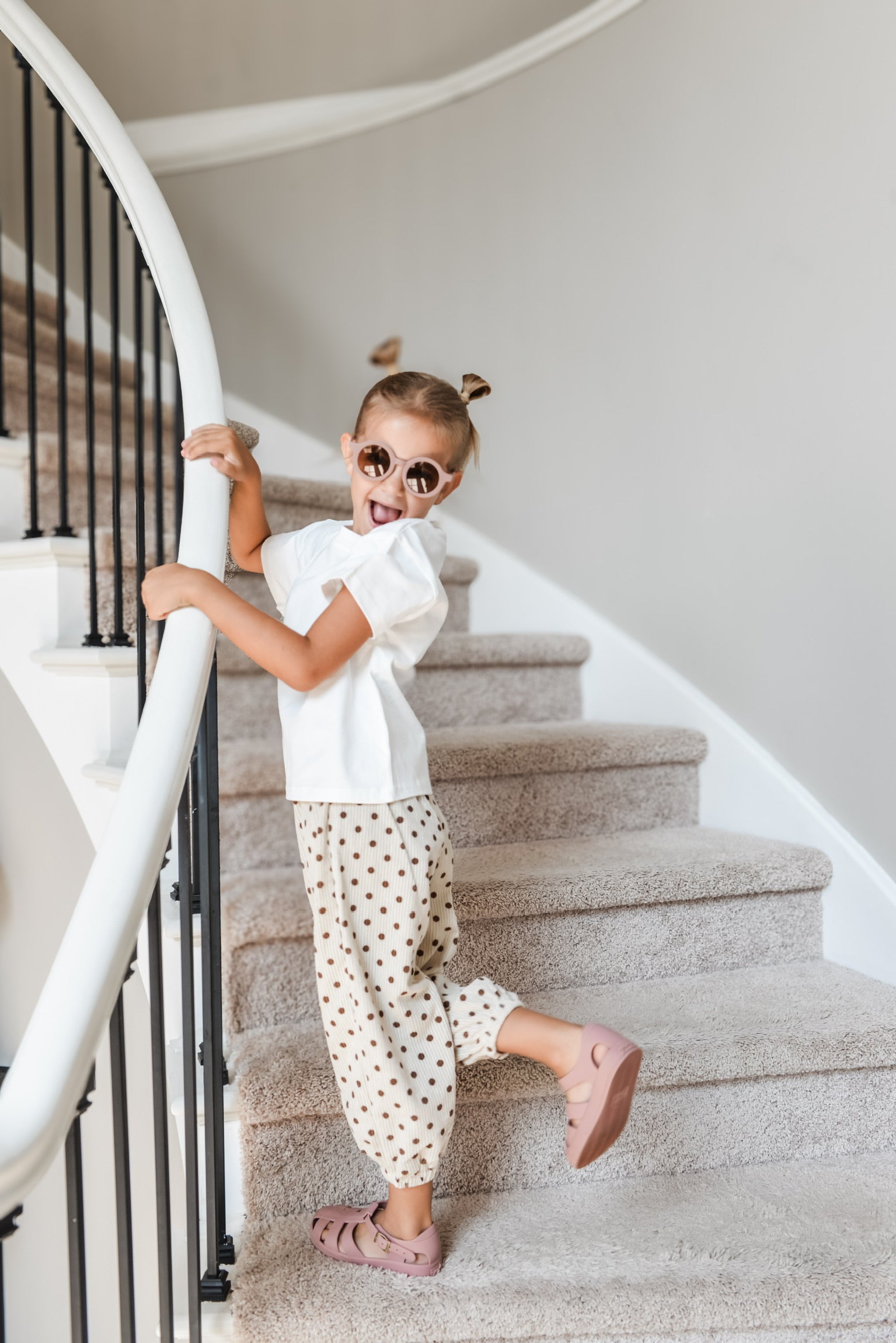 Mini Dutch | Polka Dot Balloon Pant