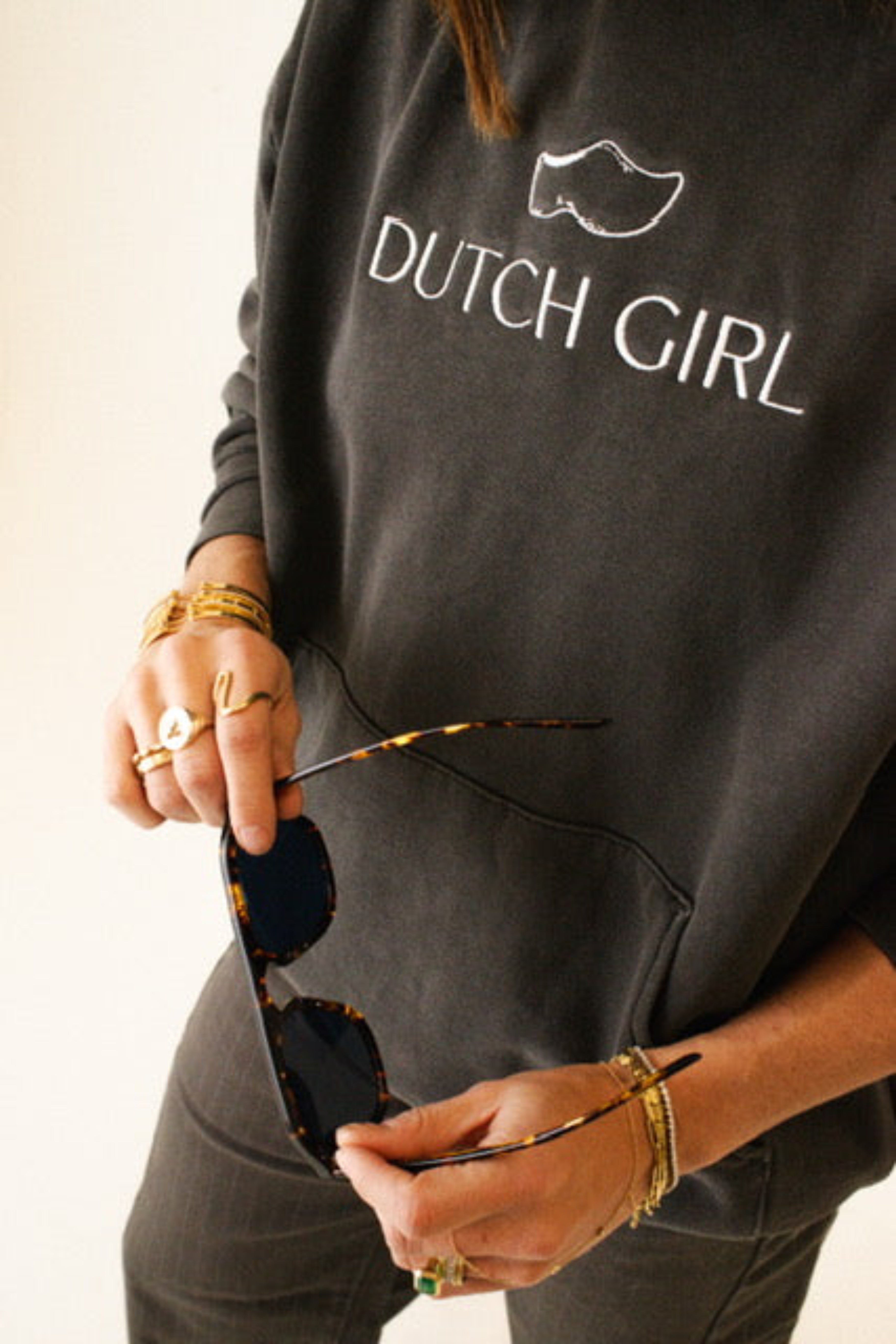Dutch Girl™ Hoodie | Pigment Black