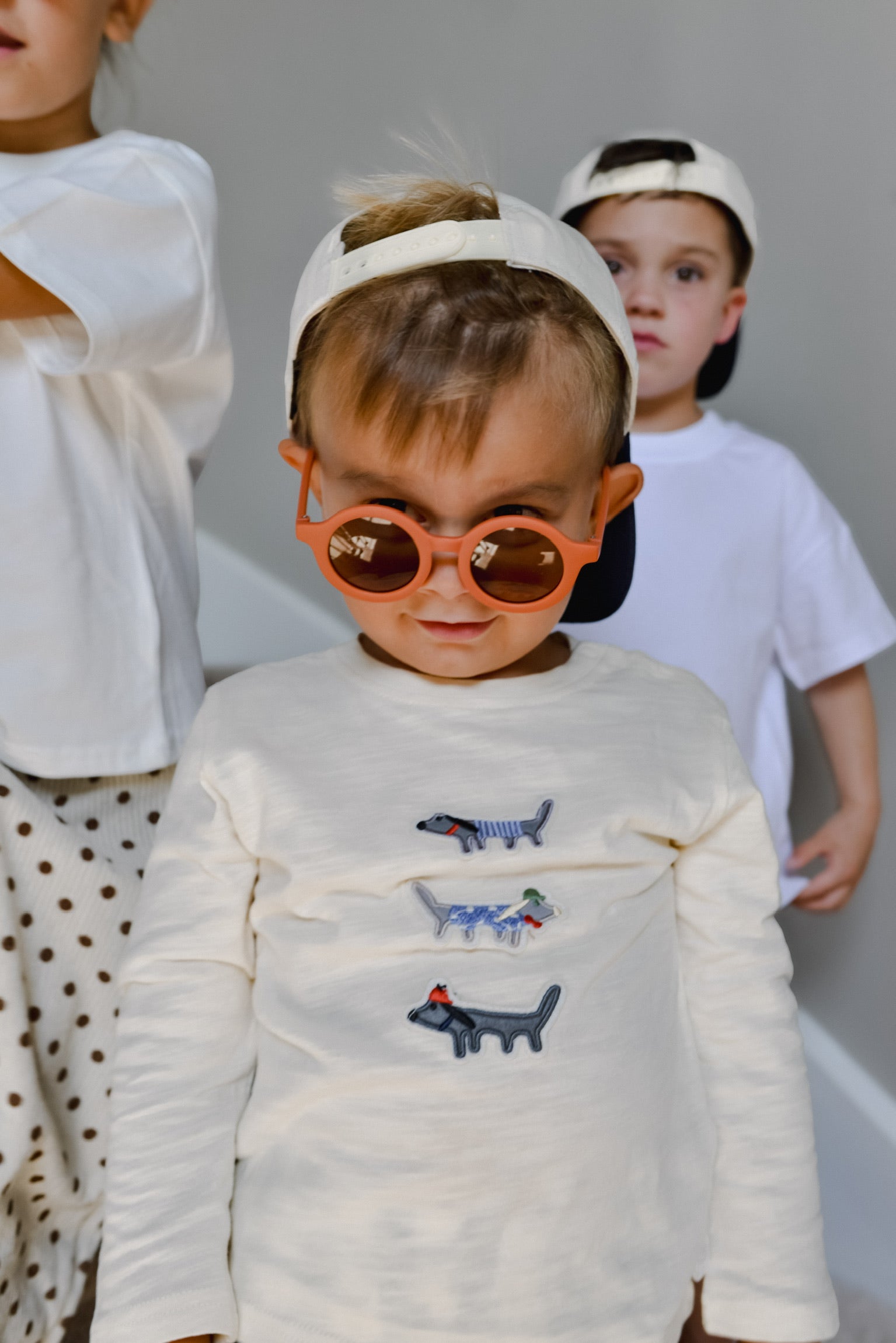Mini Dutch | Embroidered Woof Woof Shirt