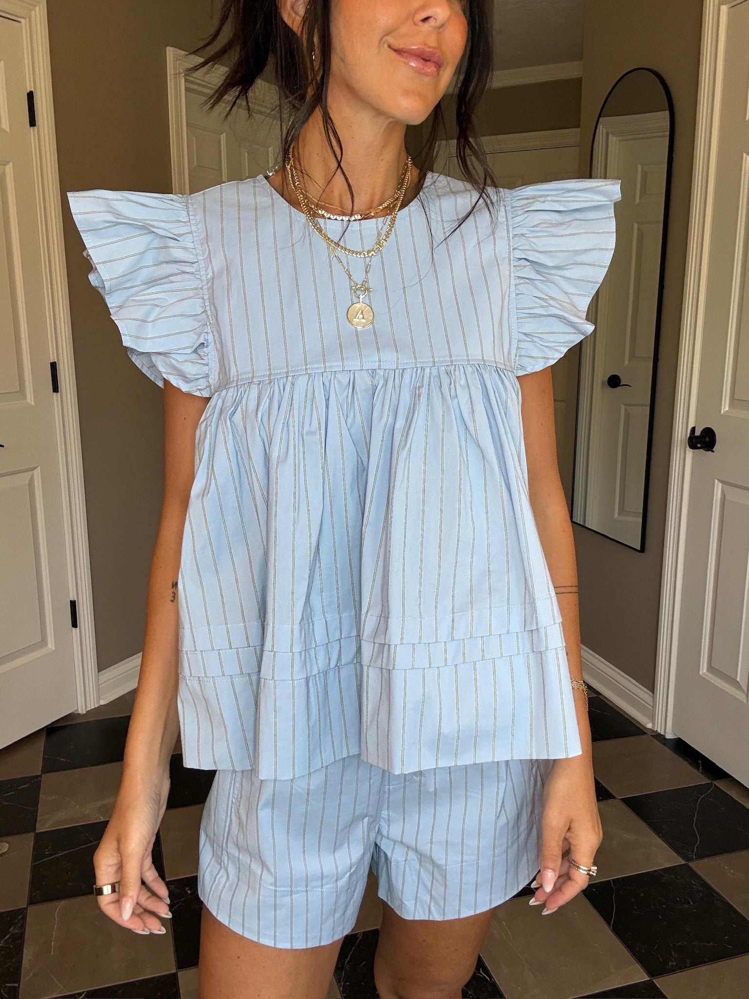 Simone Striped Top