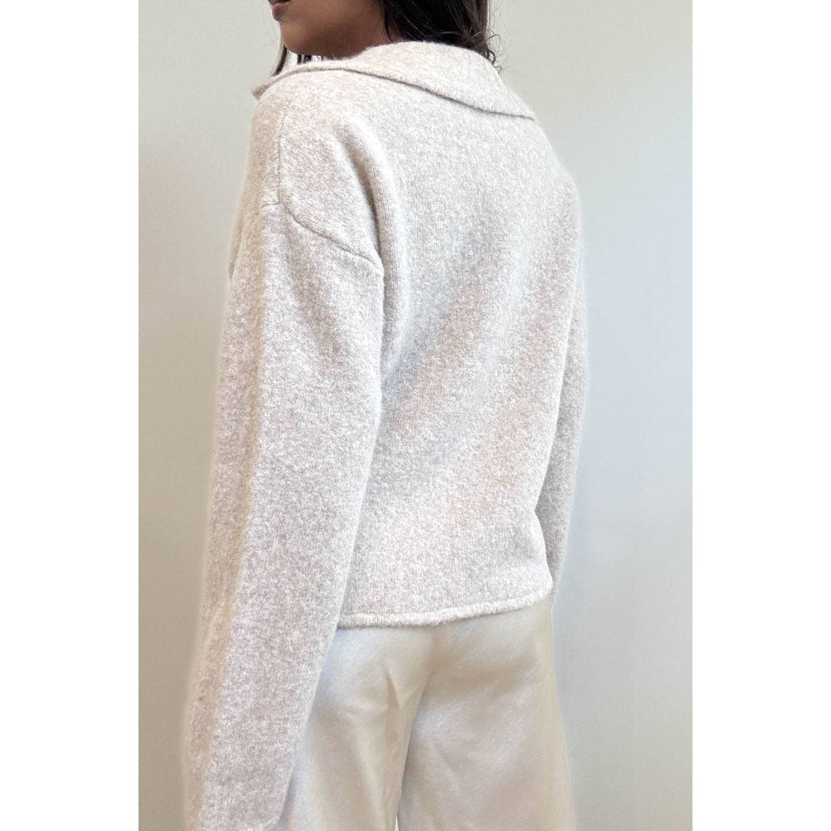 Clem Oversized Collar Sweater