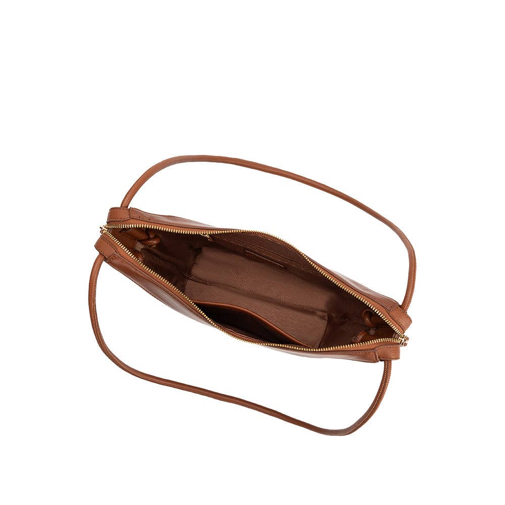 Wesley Saddle Recycled Vegan Leather Shoulder Bag