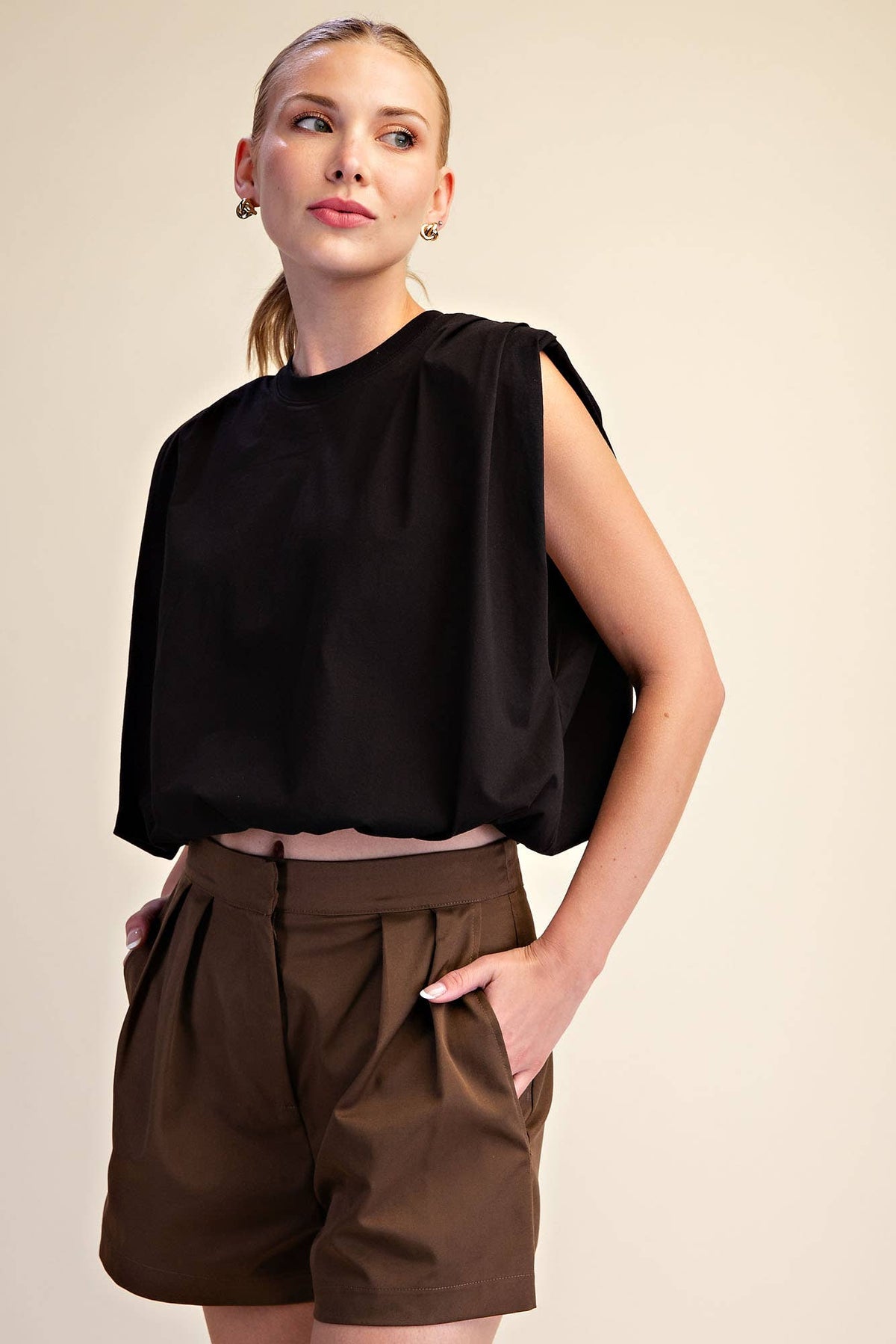 Sutton Shoulder Pad Top