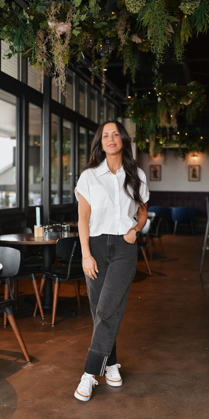 Cara White Cropped Top image 0