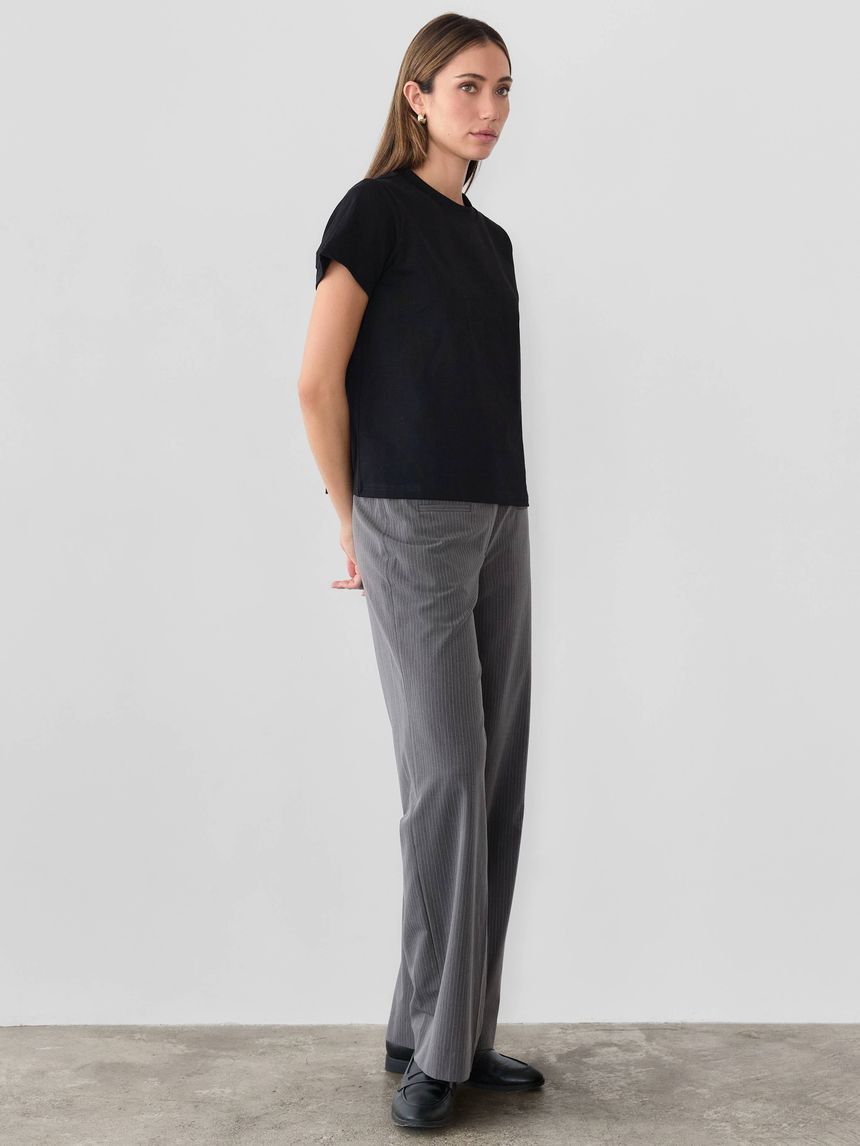 The Lanie Long Top | Casual Comfort Staple Tee