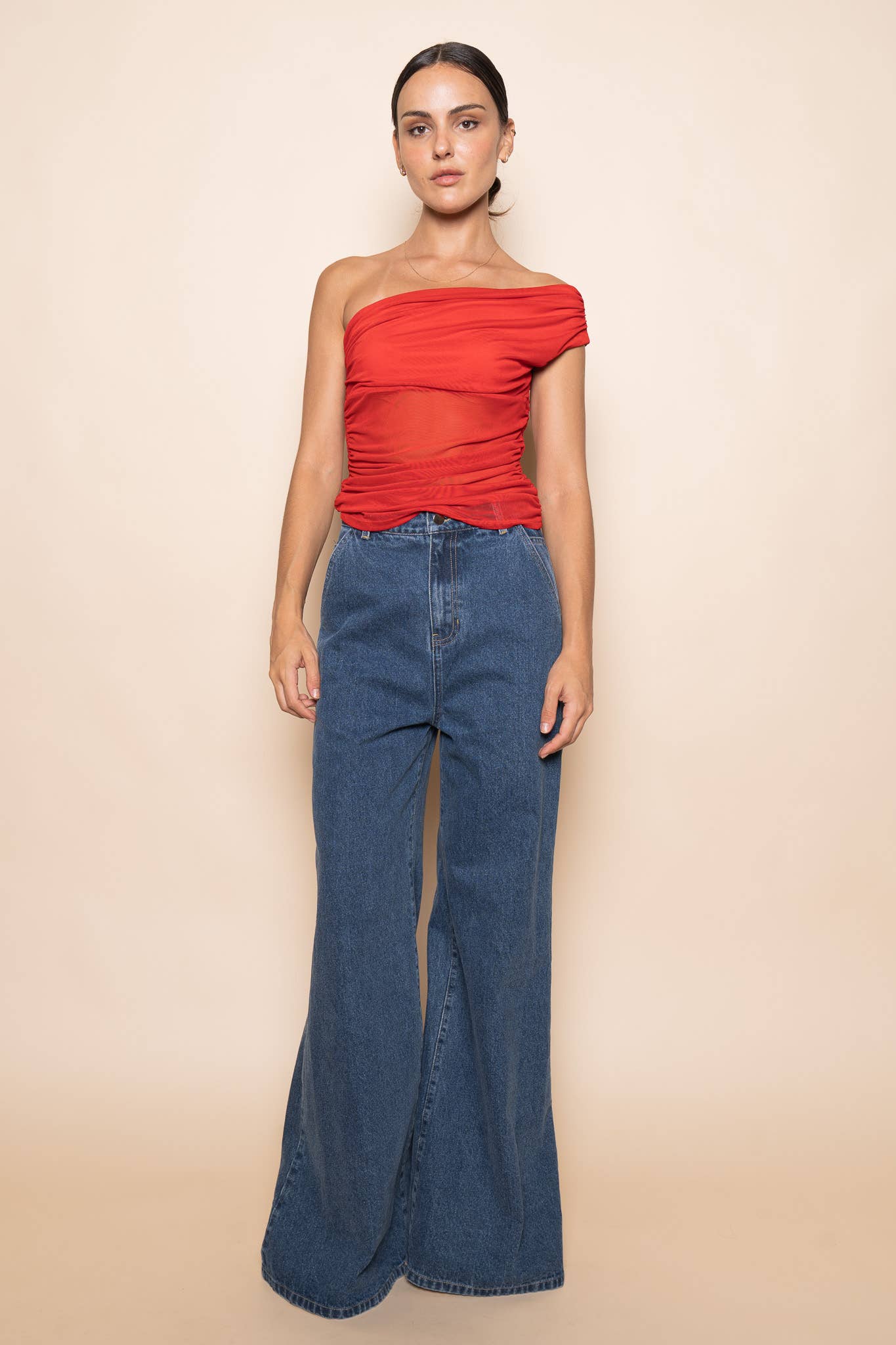 Mina Off The Shoulder Tank