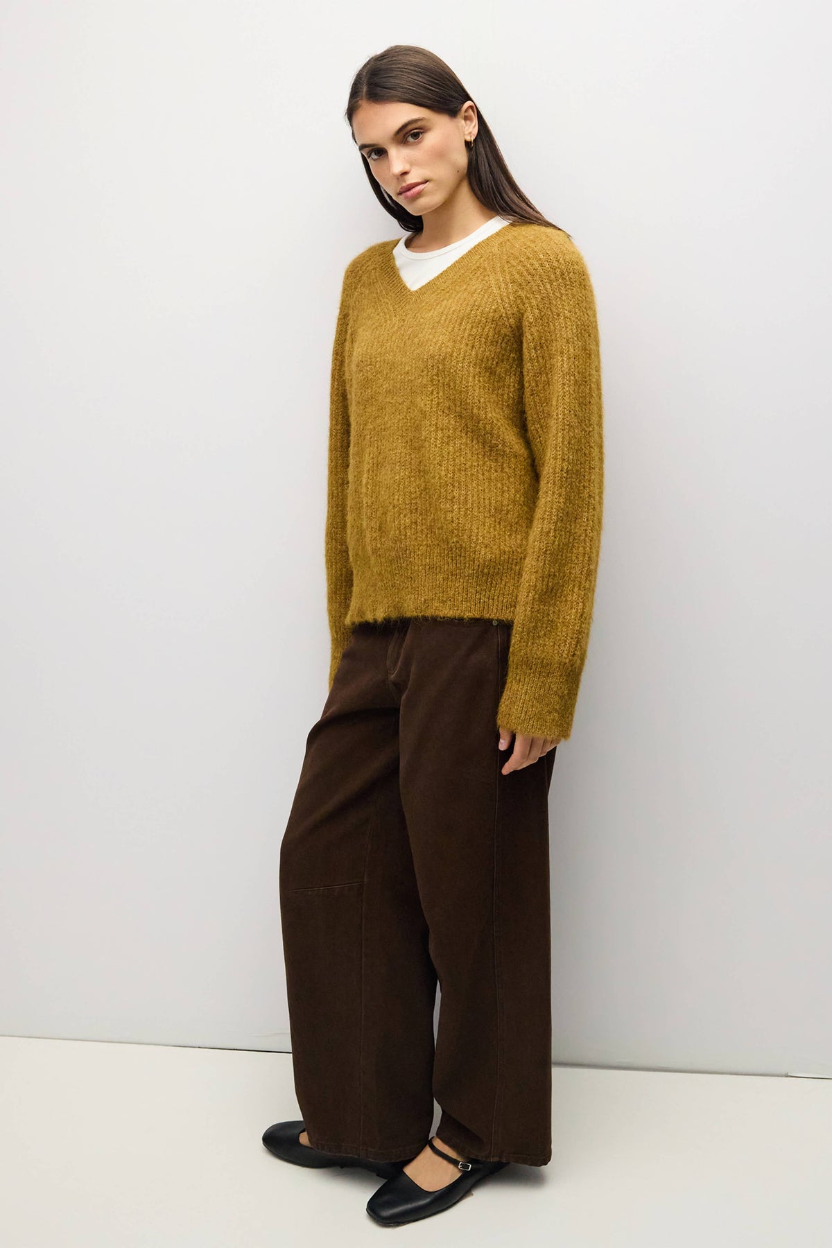 The Olivia Sweater | V Neck Sweater