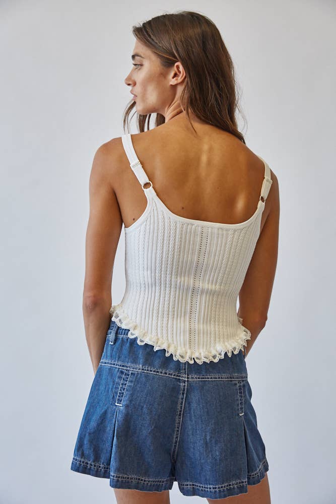 Enzo Knit Corset Top