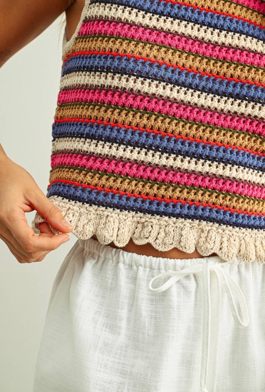 Multi Color Knit Top