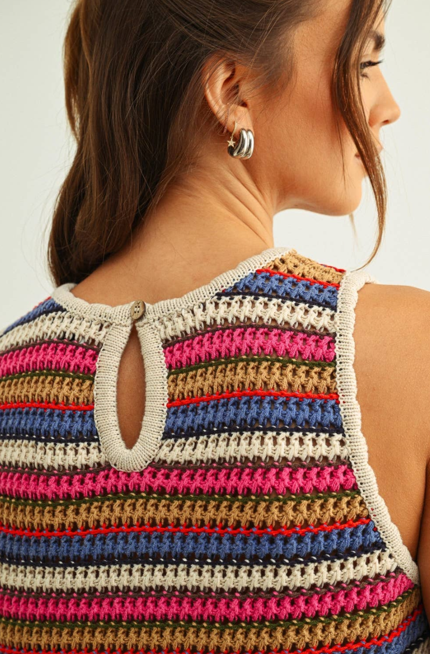 Multi Color Knit Top