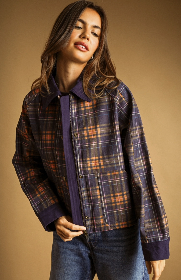 Harbour Plaid Barn Jacket