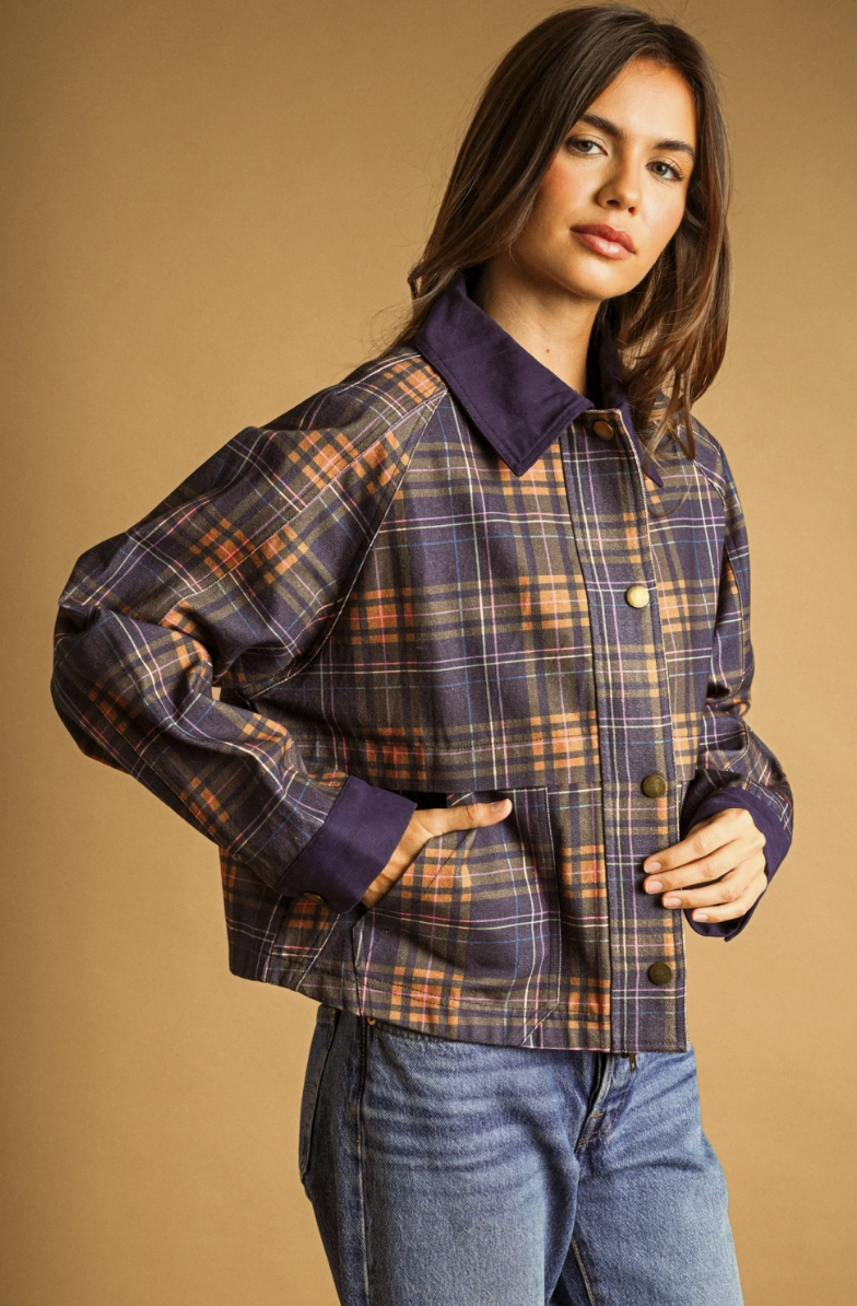 Harbour Plaid Barn Jacket