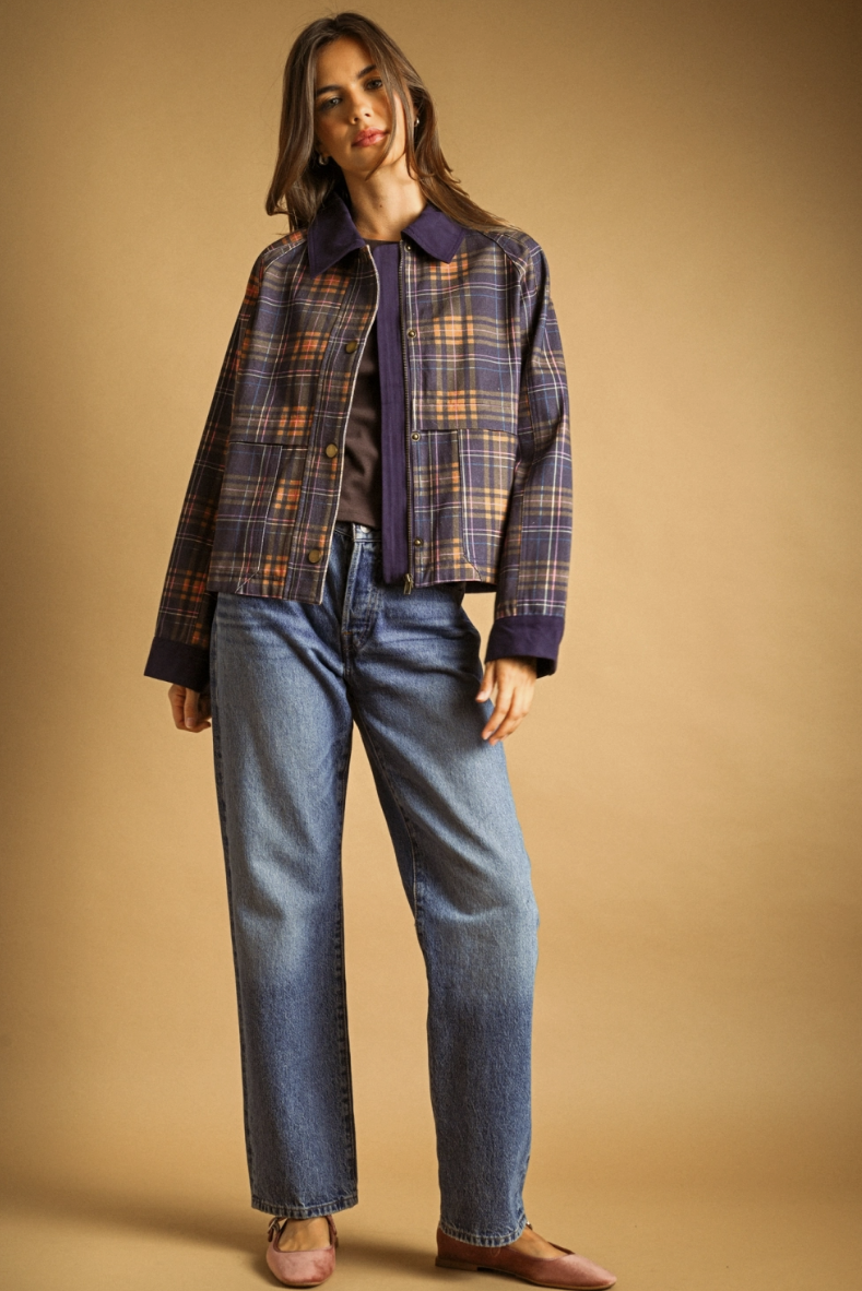 Harbour Plaid Barn Jacket