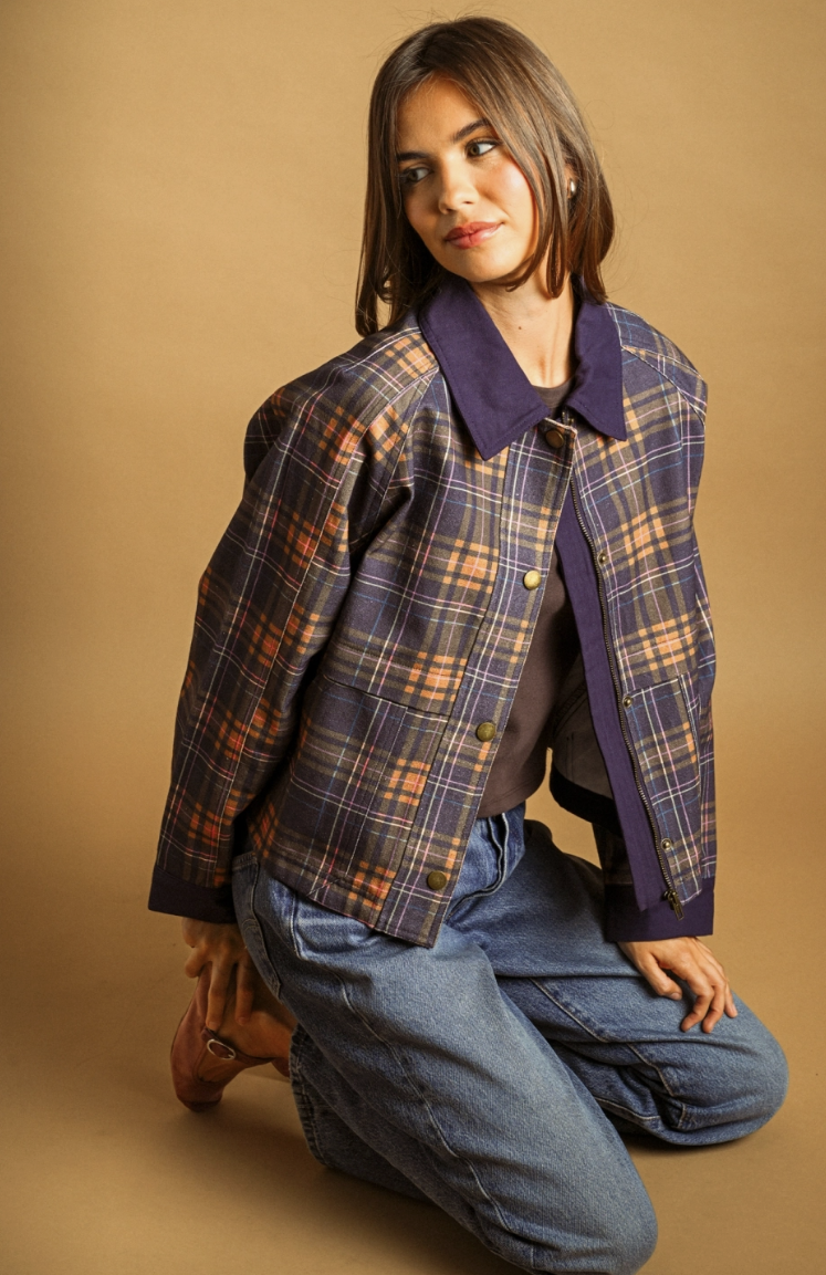 Harbour Plaid Barn Jacket